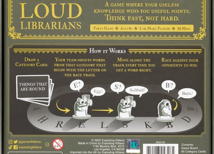 Really Loud Librarians - Partyspel (ENG)