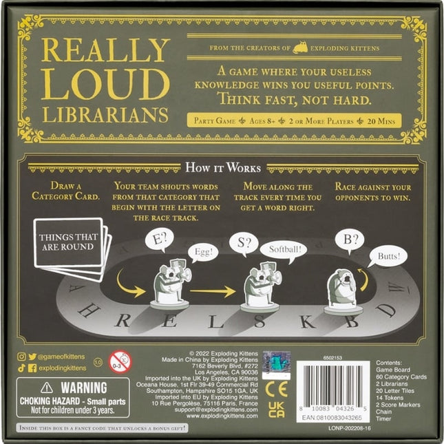Really Loud Librarians - Partyspel (ENG)
