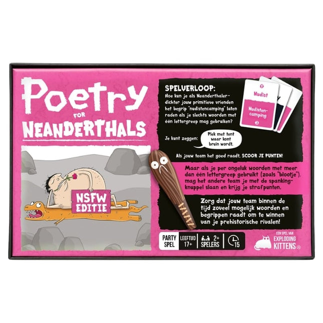 Poetry for Neanderthals NSFW - Kaartspel (NL)