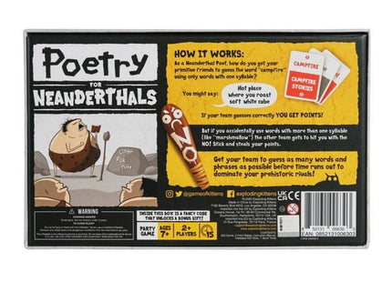 Poetry for Neanderthals - Kaartspel (ENG)