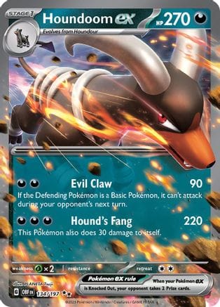 Houndoom ex (OBF 134)